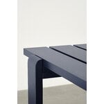 HAY Tavolo Weekday, 230 x 83 cm, blu acciaio