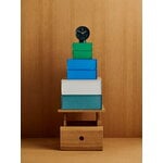 HAY Colour Storage box, L, ocean blue, decoration image