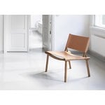 Nikari December chair, ash - natural leather