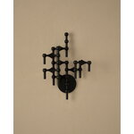 STOFF Copenhagen STOFF Nagel wall hanger, black, view 2