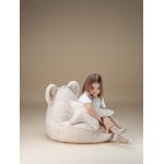 Wigiwama Bear beanbag chair, cream white