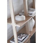 Swedese Libri shelf, 3 shelves, natural lacquered oak, decoration image