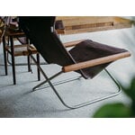 Nychair X Nychair X lounge chair, Limited Edition, brown oak - mauve brown