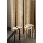 Artek Aalto stool 60 Publics, Special Edition, birch - white