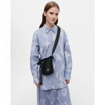 Marimekko Borsa a tracolla a secchiello Essential, Unikko nero, immagine decorativa