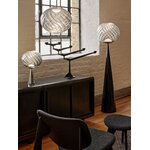 Tom Dixon Whirl Cone Fat table lamp, silver, decoration image