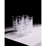 Service Projects Vaso Canteen Bodega, juego de 4, transparente, imagen de decoración