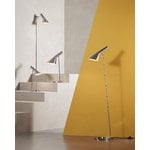 Louis Poulsen AJ table lamp, polished stainless steel