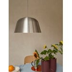 Muuto Ambit pendant, 25 cm, brushed aluminium, decoration image