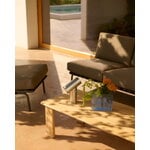 Muuto Settle Outdoor sofa, w/o armrests, 3-seater, Ribbed Weave 5 - taupe, decoration image