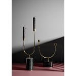 AYTM Grasil candleholder, black/gold