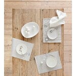 Woodnotes Morning placemat, 35 x 45 cm, set of 4, white - beige
