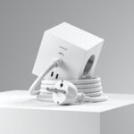 Avolt Square 1 USB-C extension cord, 3 m, opal white, Avolt x Martinelli Luce, decoration image