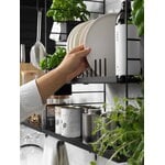 String Furniture String place rack, 30 cm, 2 pcs, black, decoration image