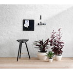 By Lassen ML42 bar stool, 69 cm, black stained beech - brass