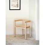 Fritz Hansen Coussin d'assise pour chaise MA100, cuir naturel, image décorative