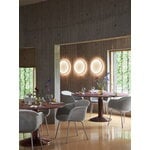 Muuto Midst table, 160 cm, dark red linoleum - dark red, decoration image