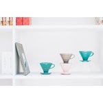 Hario Hario V60 suodatinsuppilo koko 02, vaaleanpunainen posliini