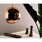 Tom Dixon Copper LED pendant, round, 25 cm