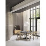 Muuto Midst table, 160 cm, black linoleum - black, decoration image