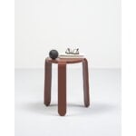 Muoto Collection Lulu stool, dark brick, decoration image