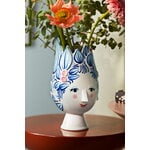 Bjørn Wiinblad Titania vase, 25 cm, blue, decoration image