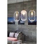 Bomma Lantern pendant, clear - patina gold, decoration image