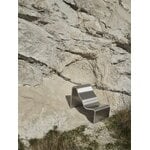 Muuto Dream view bench, 60 cm, brushed steel, decoration image