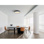 Vibia Duo 4870 ceiling lamp, graphite