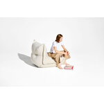 Fatboy The BonBaron Slim Loungesessel, recyceltes Bouclé Creme, dekorationsbild