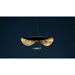 Catellani & Smith Lederam Manta S1 pendant lamp, gold - black, decoration image