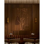 LYFA Noote portable lamp, bronze, decoration image