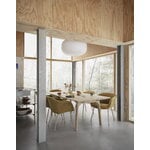 Muuto Earnest extendable table, 205 x 100 cm, oiled oak, decoration image