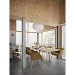 Muuto Earnest extendable table, 205 x 100 cm, oiled oak, decoration image