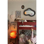 ecoBirdy Marine mirror, stony grey, decoration image