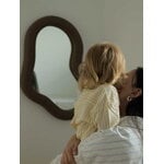 ecoBirdy Marine mirror, coffee brown, decoration image