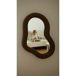 ecoBirdy Marine mirror, coffee brown, decoration image