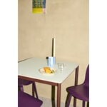 Muuto Table Base, 80 x 80 cm, stratifié vert clair - contreplaqué - rouge brun, image décorative