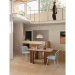 Muuto Re-norm table, 130 x 120 cm, lacquered walnut, decoration image