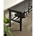 Essem Design Nostalgi bench, 100 cm, black stained oak - black