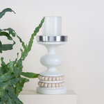 Aarikka Keisarinna candleholder, white, decoration image