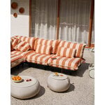 Fatboy Oreiller King, rayure orange crème, image décorative
