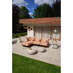 Fatboy Oreiller King, rayure orange crème, image décorative