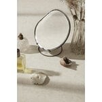 Ferm Living Pond table mirror, dark chrome