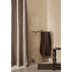 ferm LIVING Chambray shower curtain, sand - black