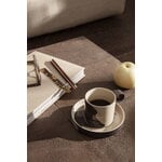 ferm LIVING Inlay cup with saucer, sand - brown