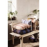 Ferm Living Grand cushion, 50 x 50 cm, faded blue - burgundy, decoration image