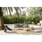 ferm LIVING Desert 3-istuttava sohva, musta - tumma hiekka Dolce