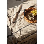 ferm LIVING Yard picnic blanket, sand - black