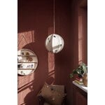 ferm LIVING The Park embroidered lampshade, off-white